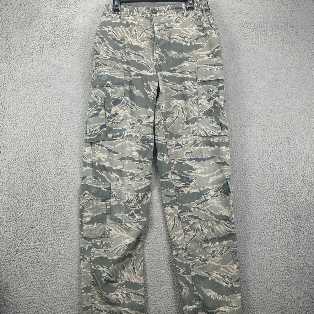 USAF Desert Digital Camo Pants Mens 32R Green Tiger Stripe Cargo Military Work